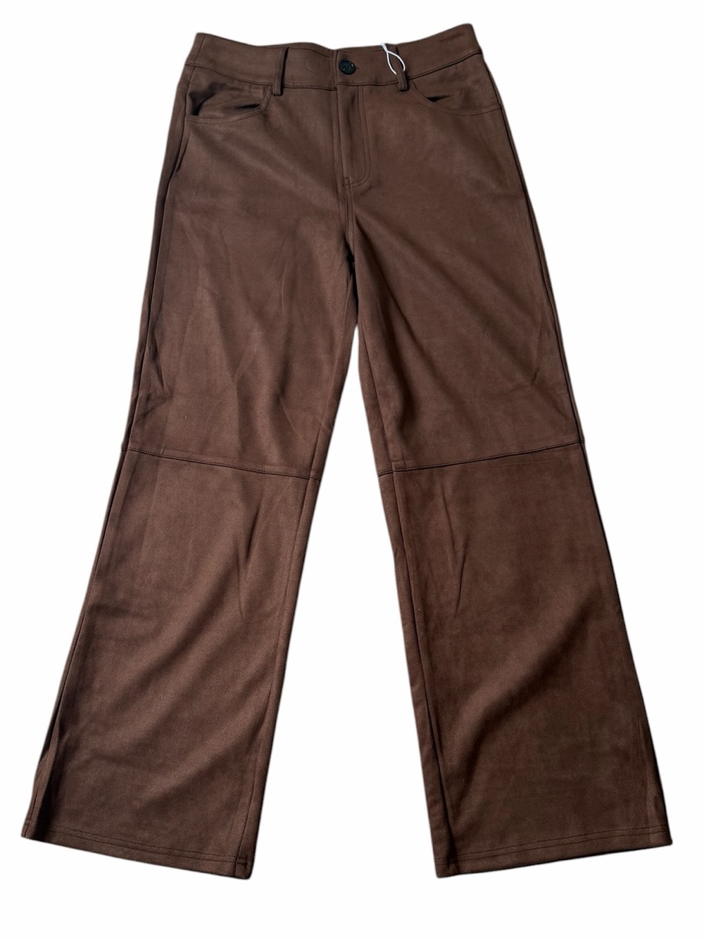 Women's Wide-Leg Trousers in Dark Brown